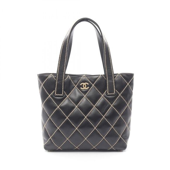 Chanel Wild Stitch Leather Tote Bag - Picture 1 of 10